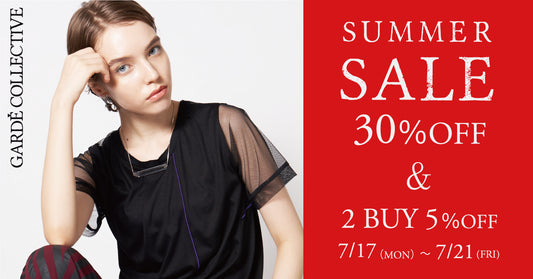 【終了】Spring&Summer SALE 2BUY 5%OFF開催中!