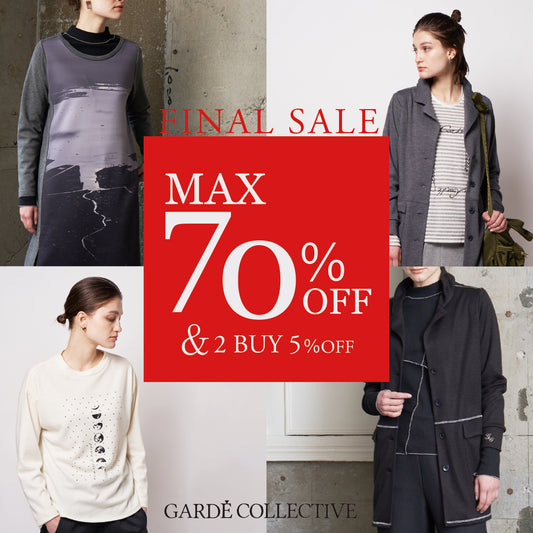 【終了】Autumn&Winter FINAL SALE 2BUY 5%OFF開催中!