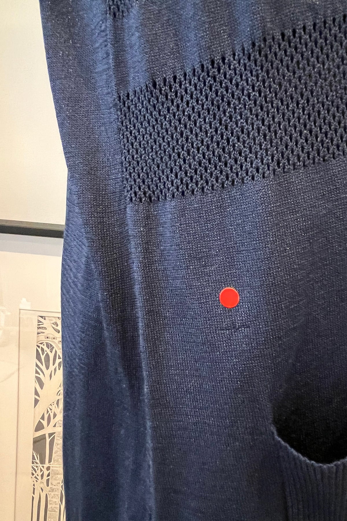 Staff used 透かし編みロングカーディガン (ほぼ未使用)