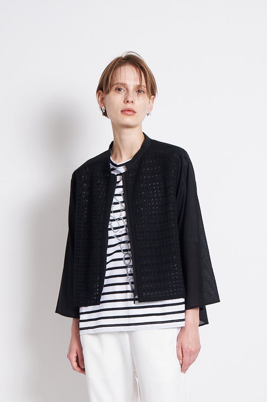 Sample SALE コットンラッセルレースジャケット