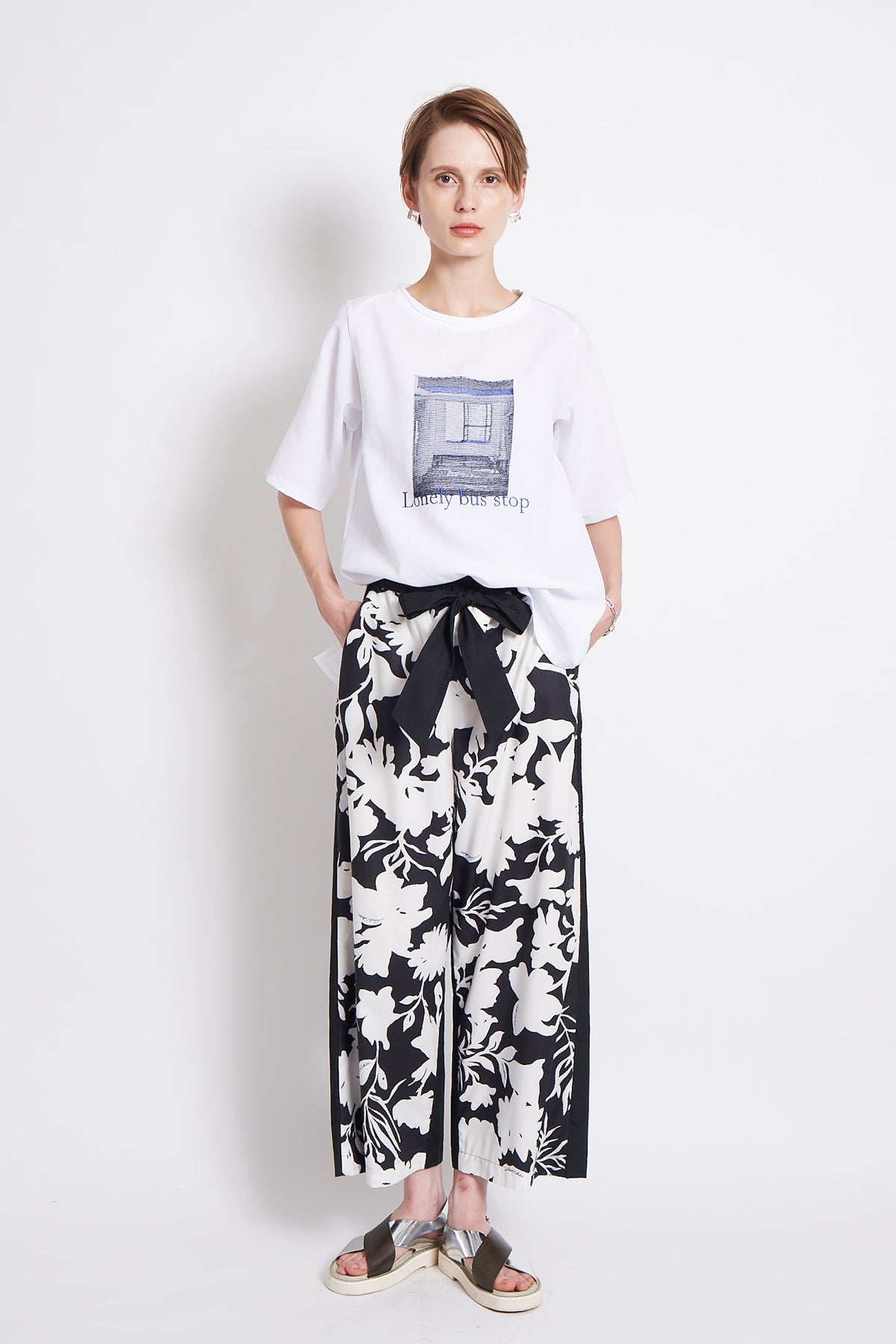 ブロッサムプリントパンツ