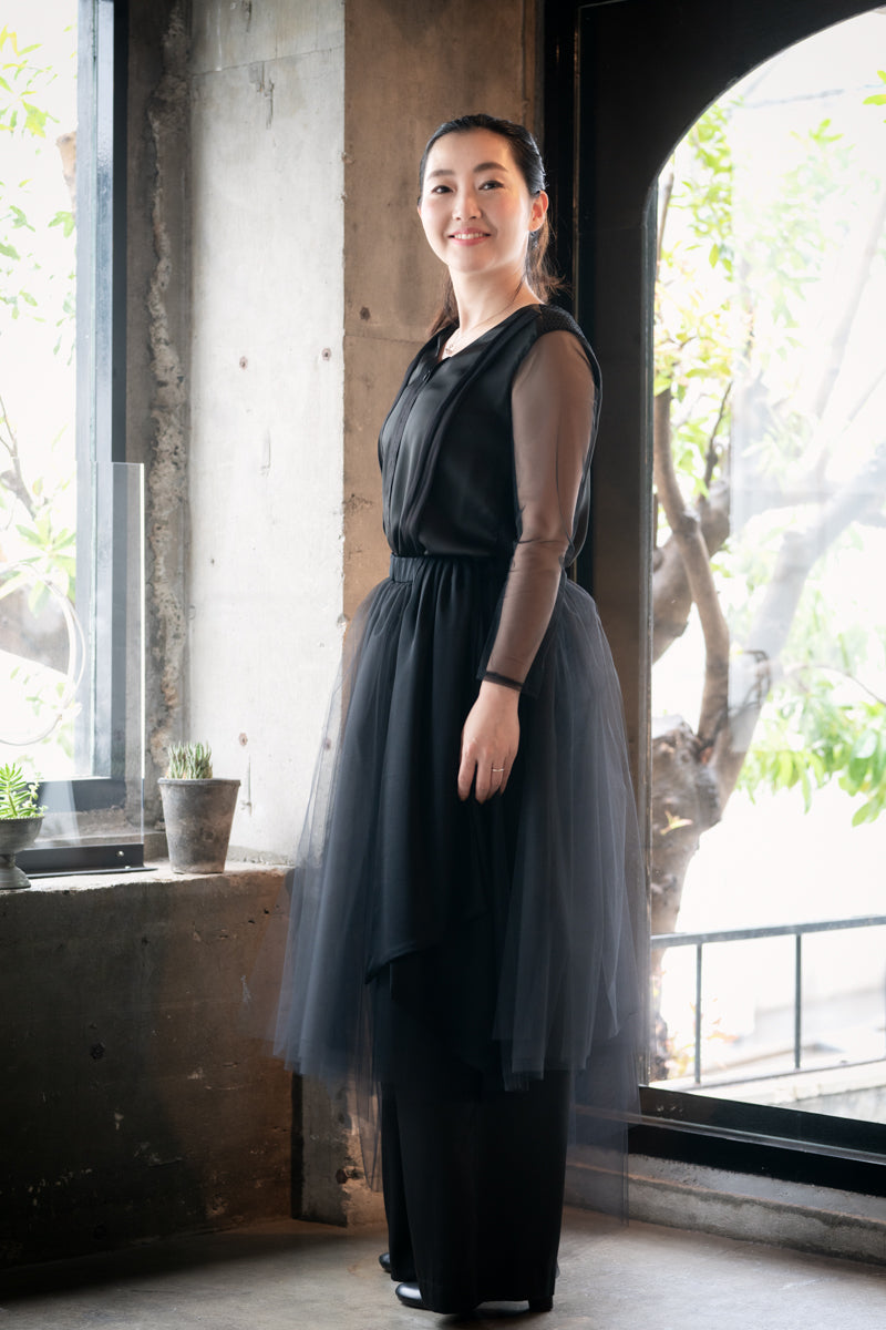Sample SALE 2wayシアーチュールスカート