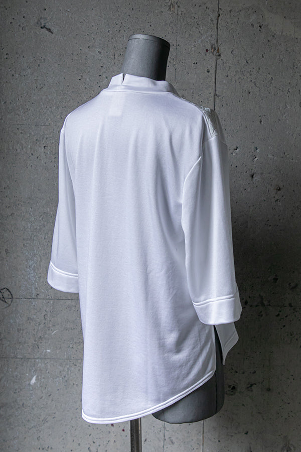 【Sample】 ロータスキング×ダイヤモンドジャカード半袖ブルゾン