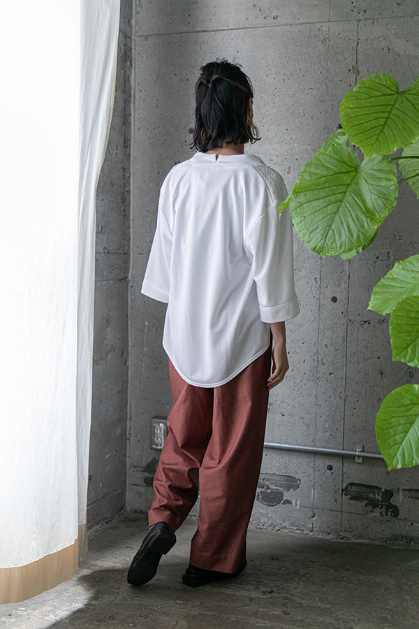 【Sample】 ロータスキング×ダイヤモンドジャカード半袖ブルゾン