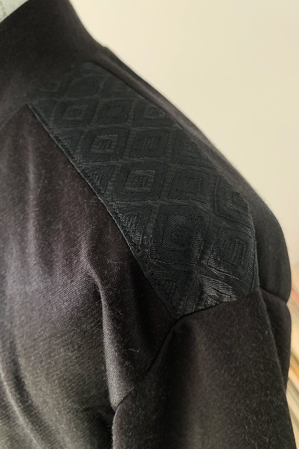 ロータスキング×ダイヤモンドジャカード半袖ブルゾン