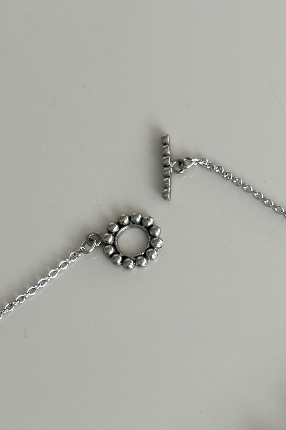 磨きガラスパールネックレス