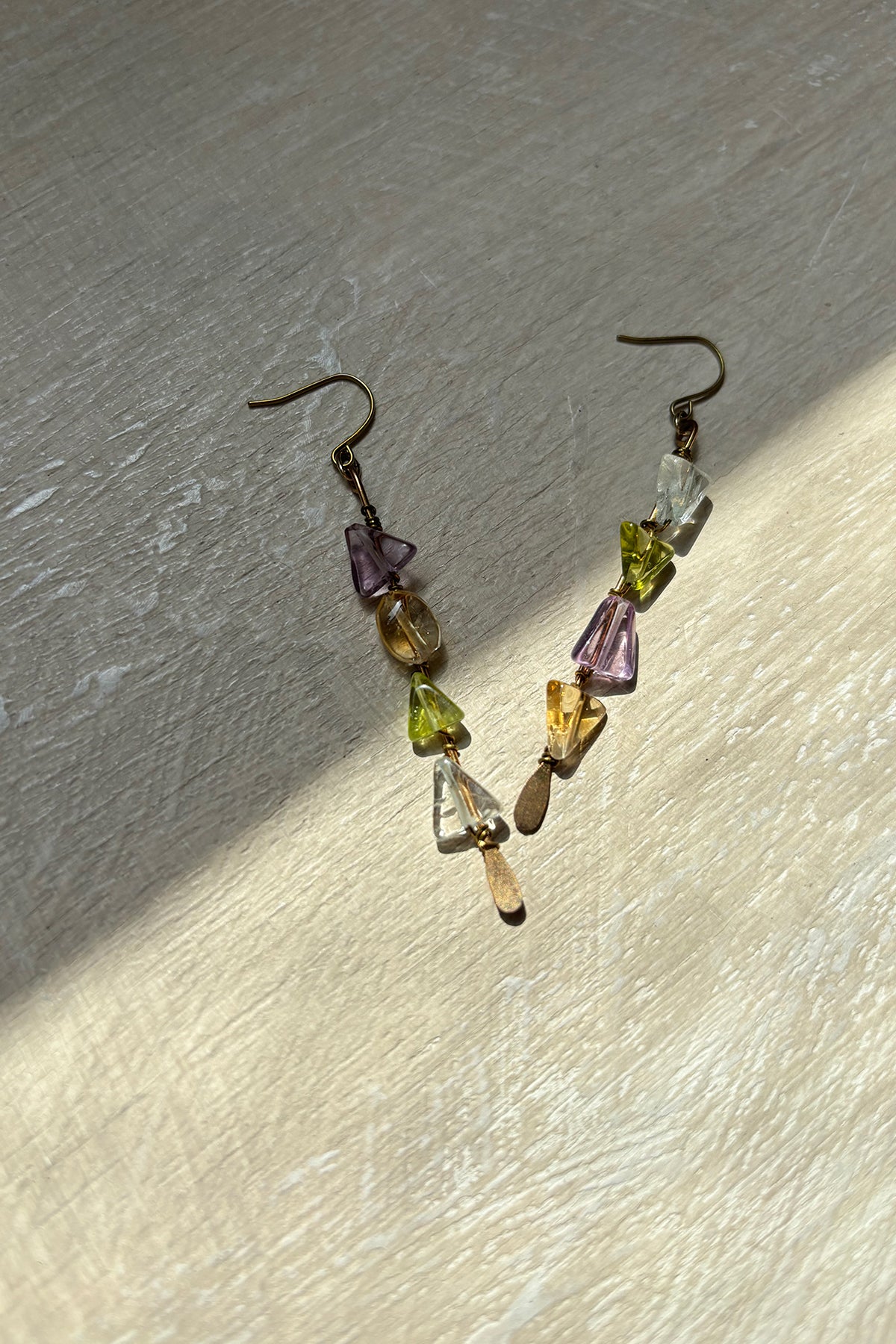 Sample SALE マルチストーンピアス 天然石