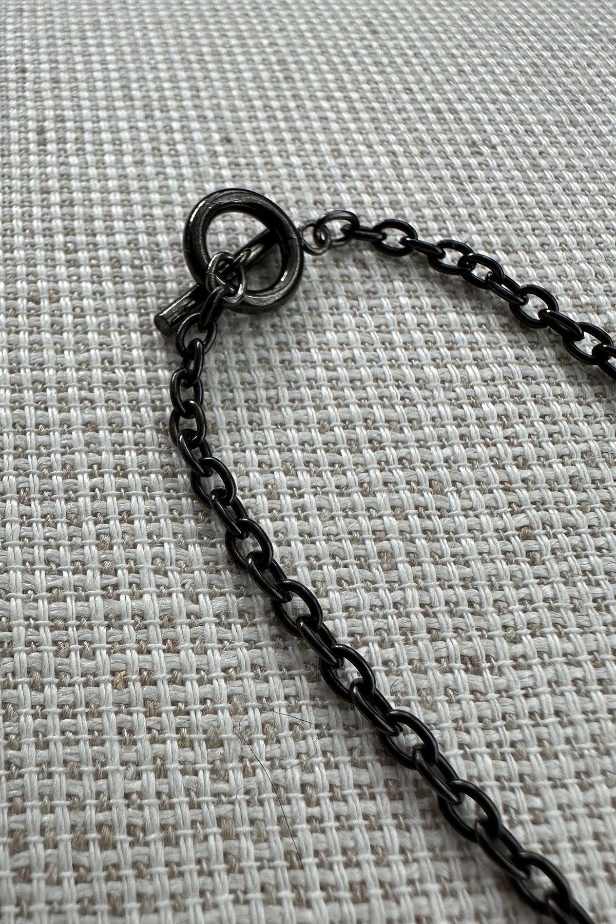 Sample SALE ダイヤカットパーツねじりネックレス