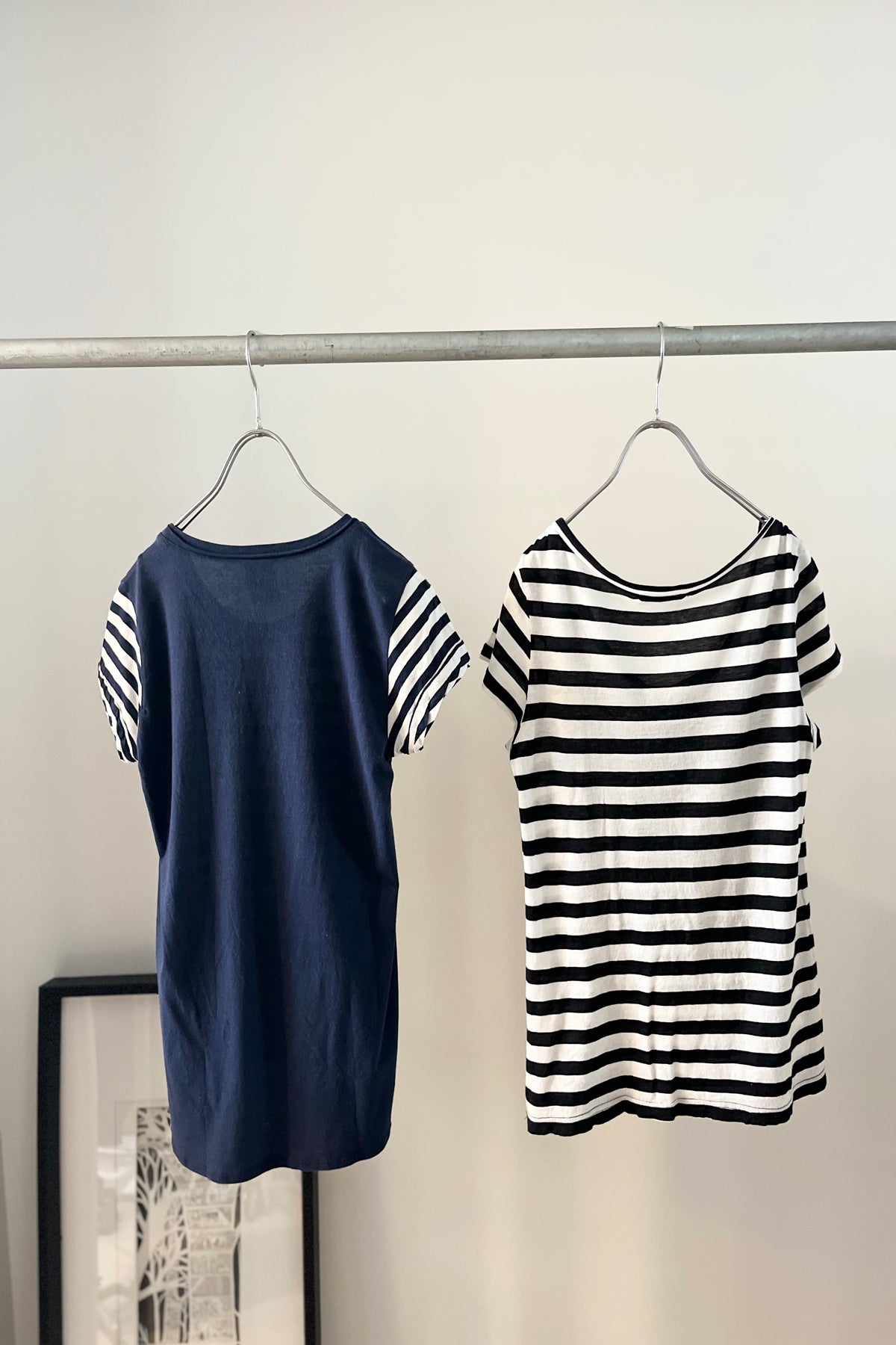 Staff used ボーダーカットソー