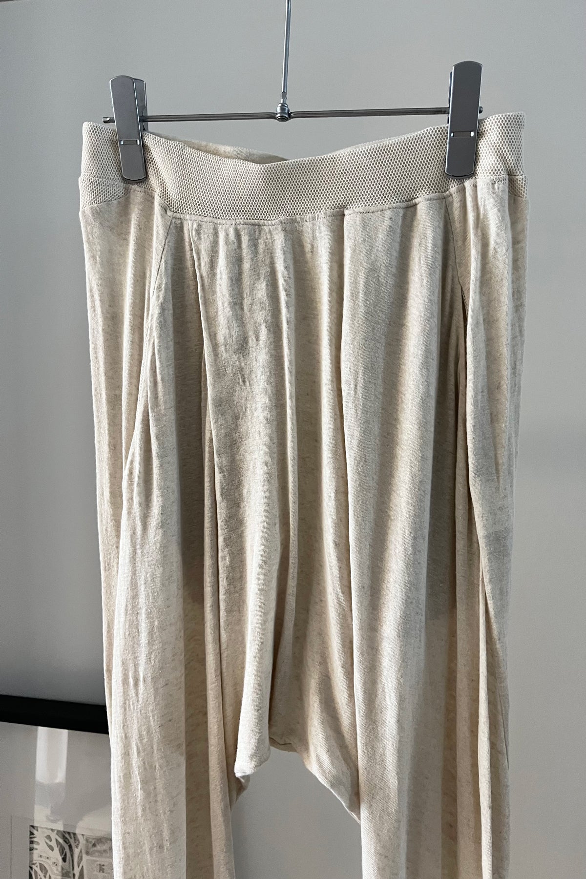 Staff used 麻混サルエルパンツ