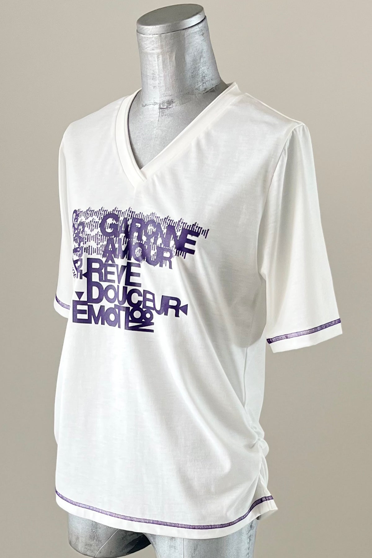 コンセプトロゴプリントTシャツ