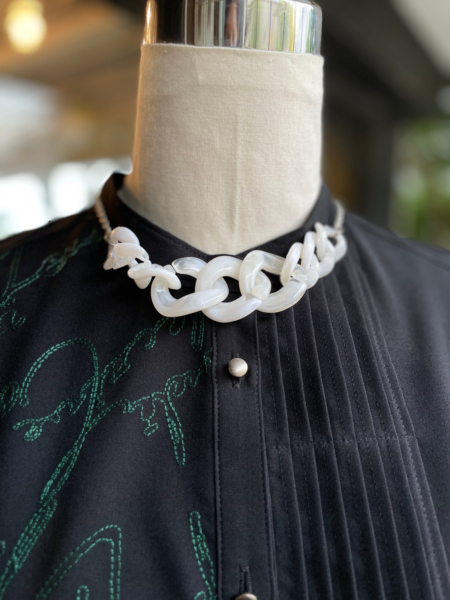 Sample SALE ヴィンテージ樹脂ネックレス