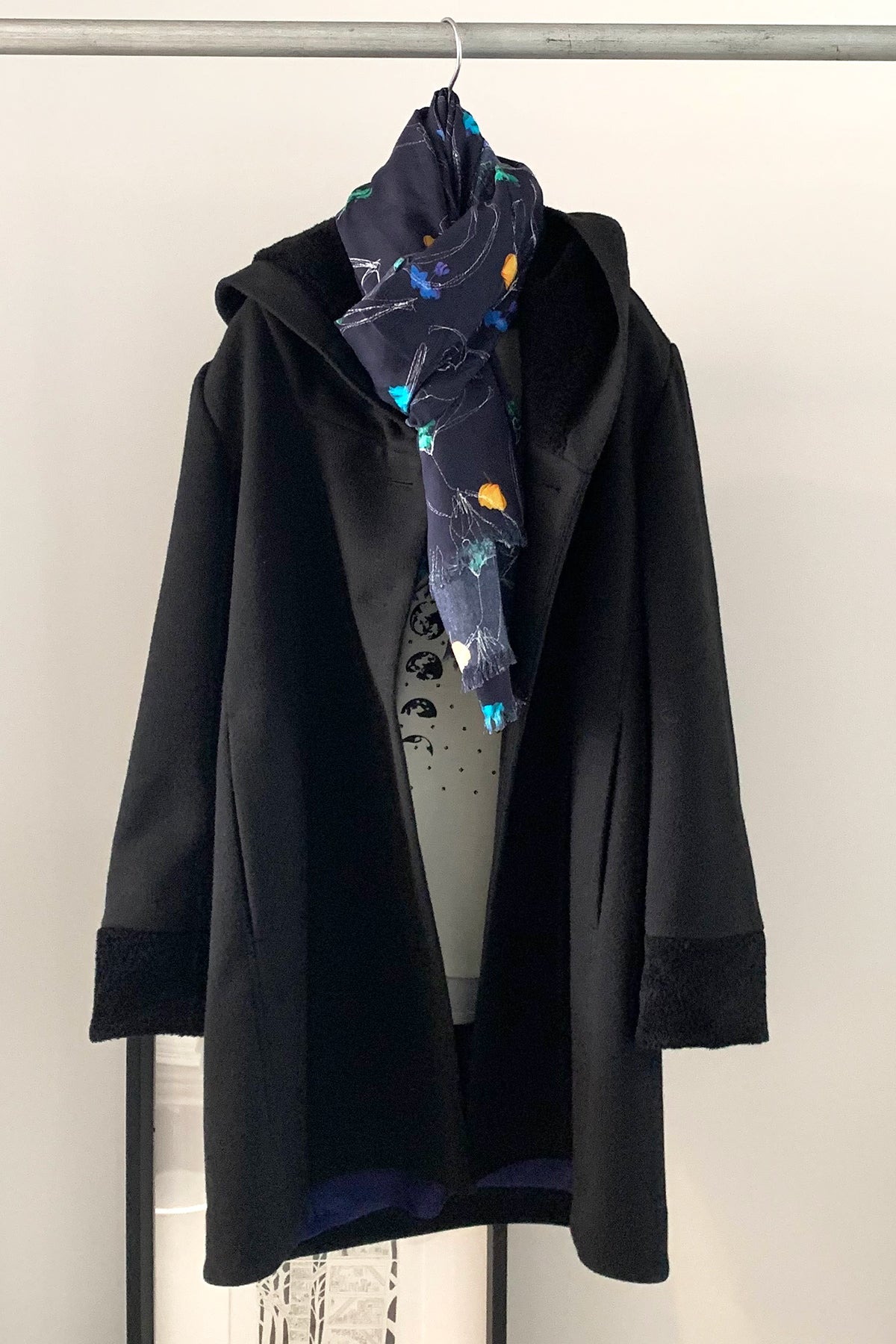 Sample SALE フラワープリントストール