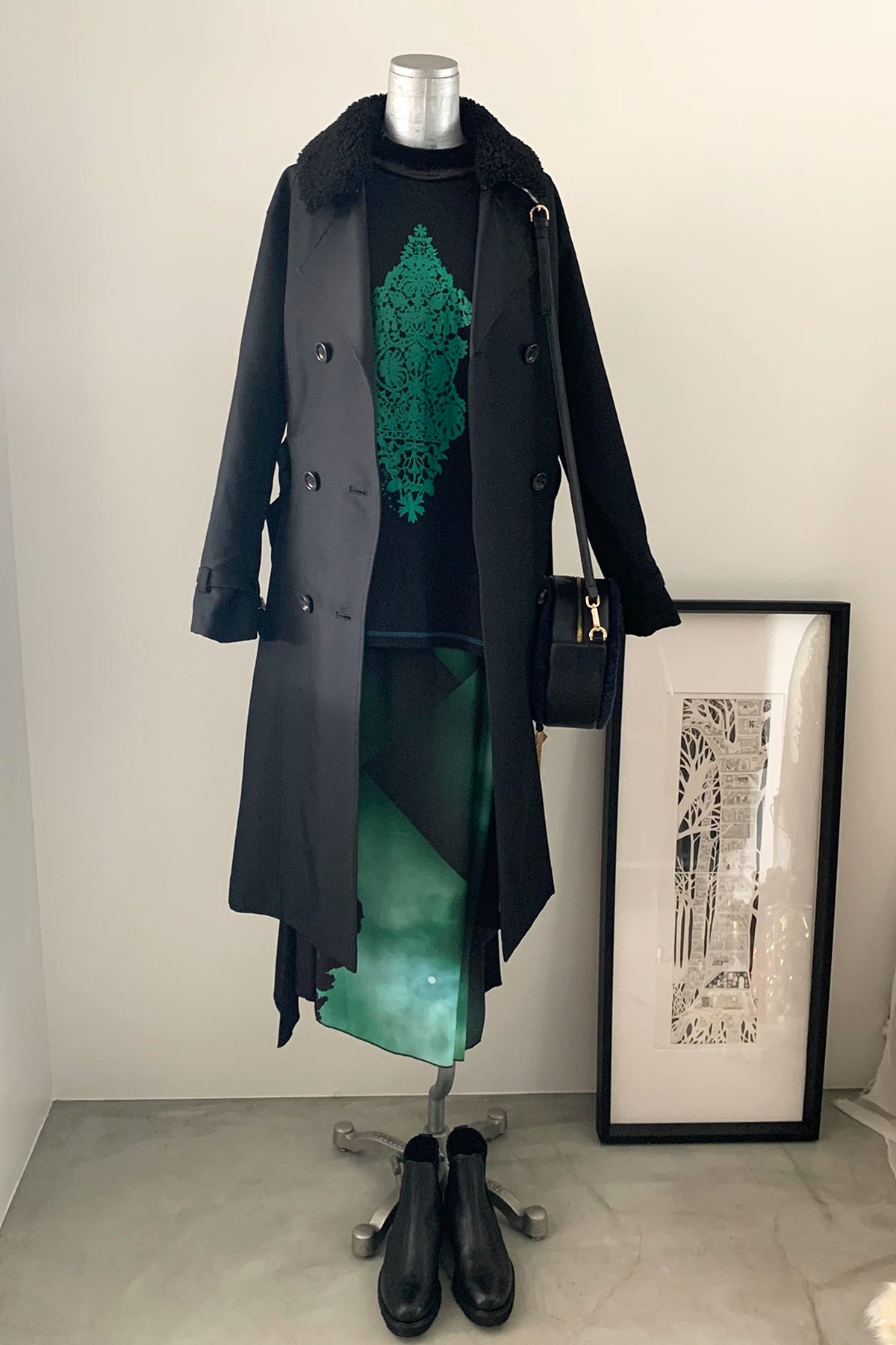 Sample SALE アーバンツイルトレンチコート