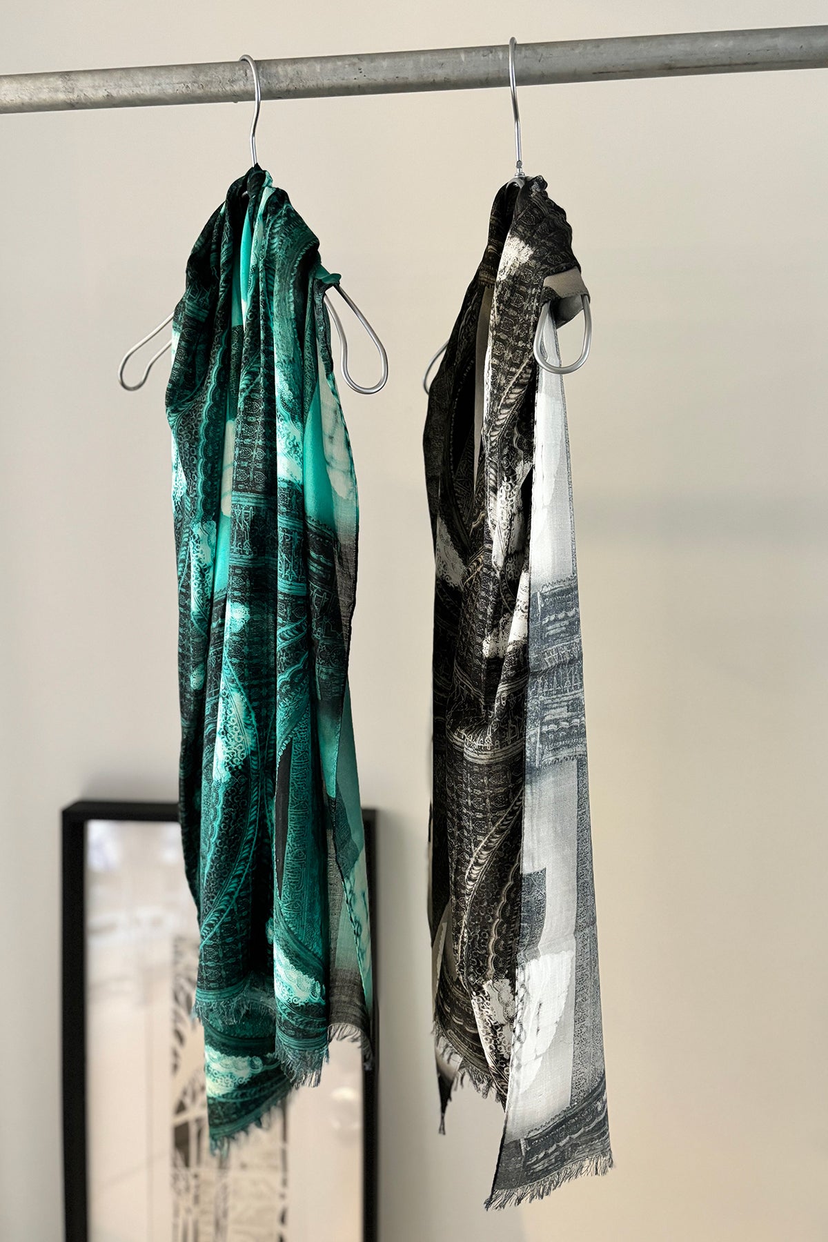 Sample SALE アラベスクアーチプリントストール