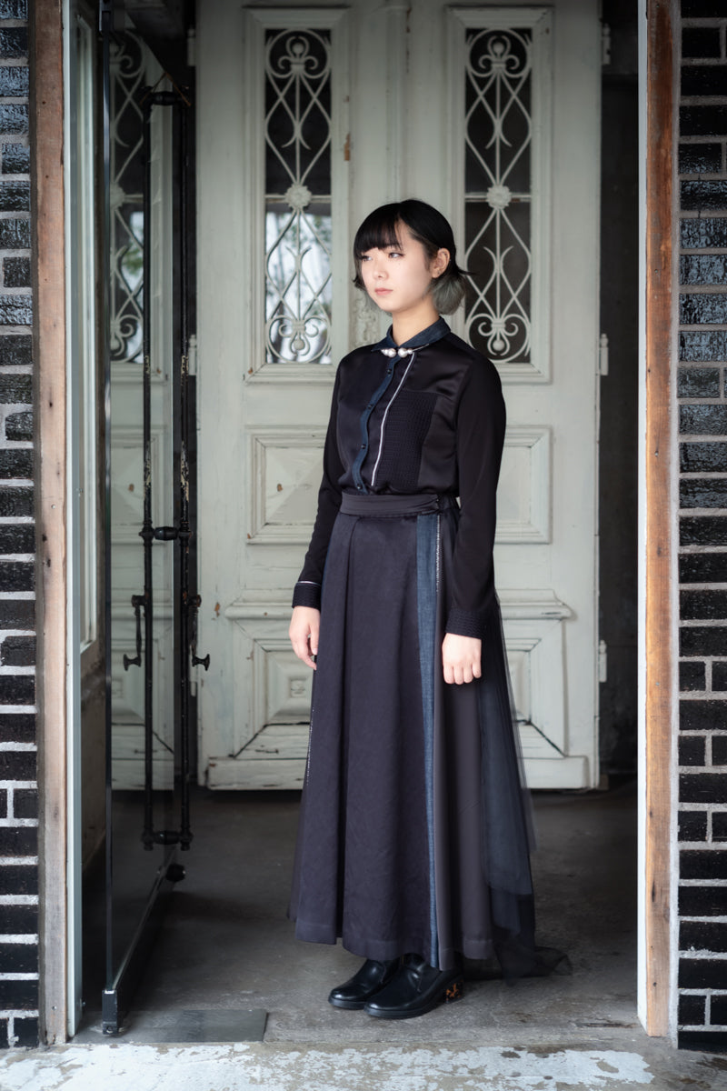 Sample SALE フィッシュテールチュールドレス