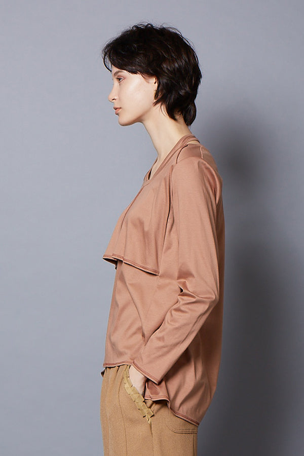 OUTLET コットンスムースカットソー