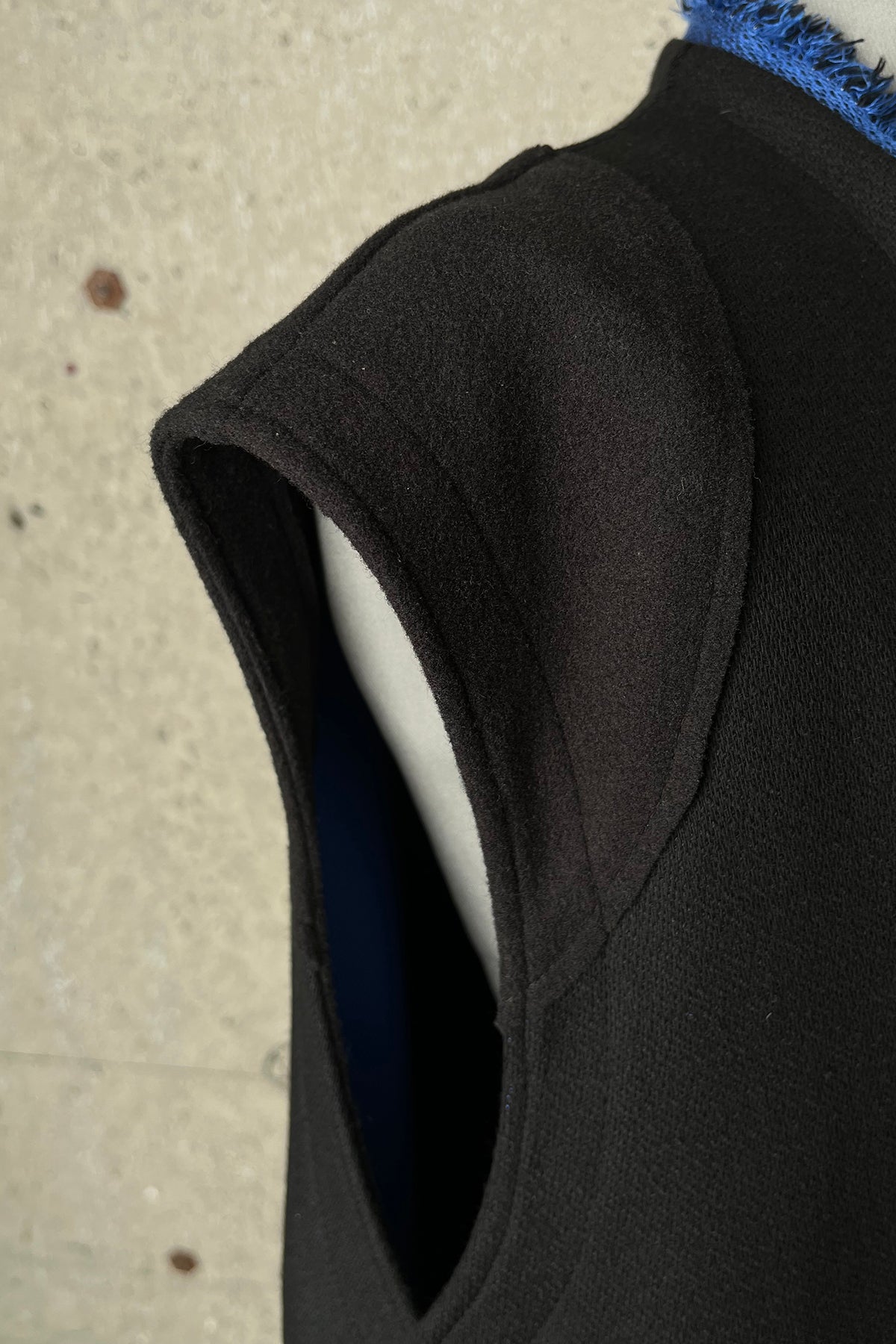 Sample SALE ウールリバーロングベスト