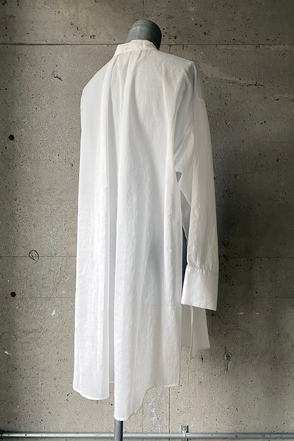 レースカットジャカードブラウス