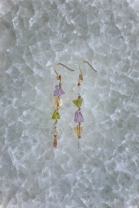 Sample  SALE　マルチストーンピアス　天然石