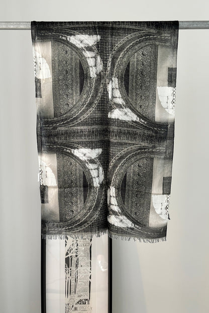 Sample  SALE    アラベスクアーチプリントストール