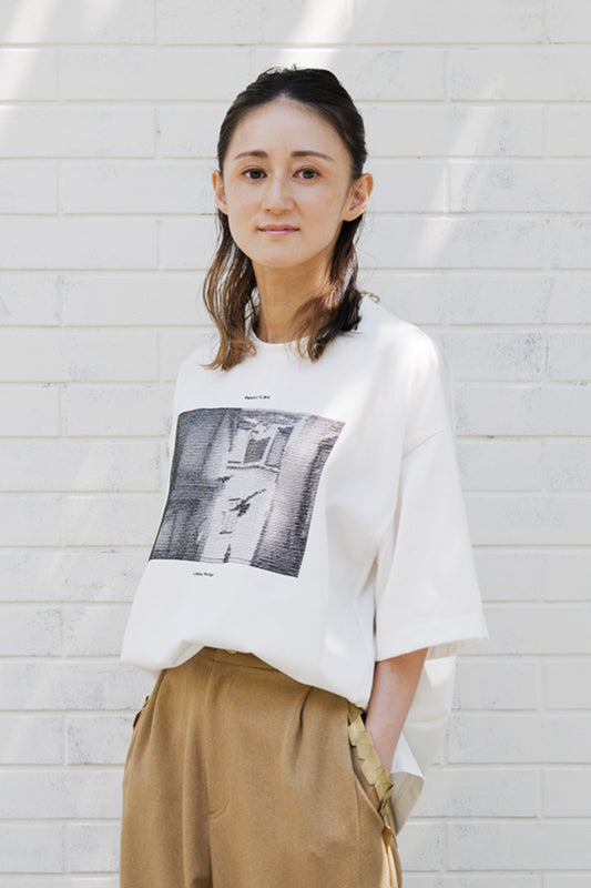 【ジェンダーレス】バード刺繍の半袖カットソー